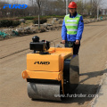 Construction 550kg Walk Behind Double Wheel Road Roller